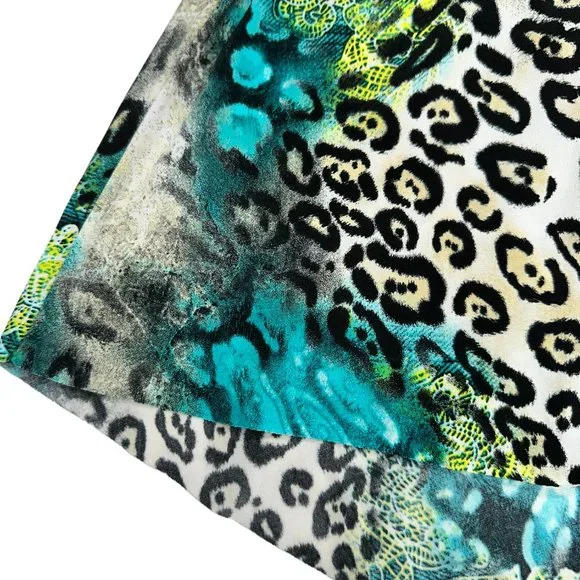 LaBelle Multi Print Fit and Flare Dress (M) - Picture 9 of 11